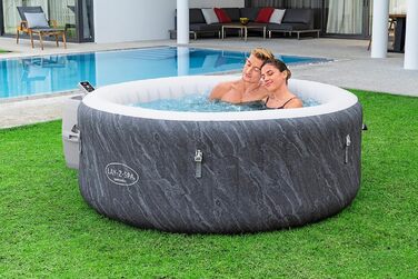 Надувний гідромасажний басейн-джакузі Bestway Lay-Z-Spa Miami AirJet Whirlpool для 2-4 осіб, 180 x 66 см