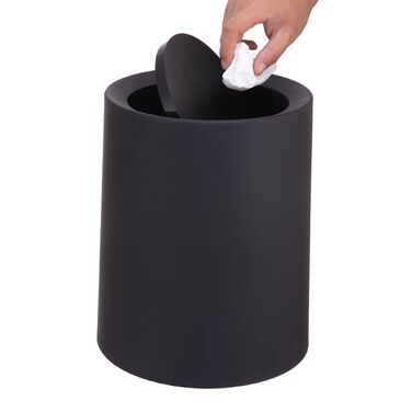 Відро для сміття Relaxdays з кришкою-качалкою, 13 літрів