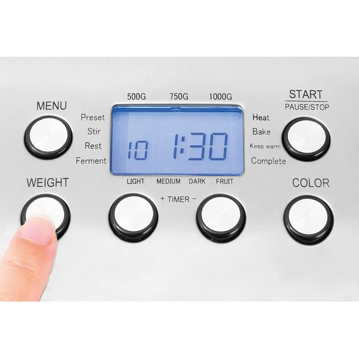 Професійний хлібопекарський автомат Design Brotbackautomat Pro, чорний/сріблястий