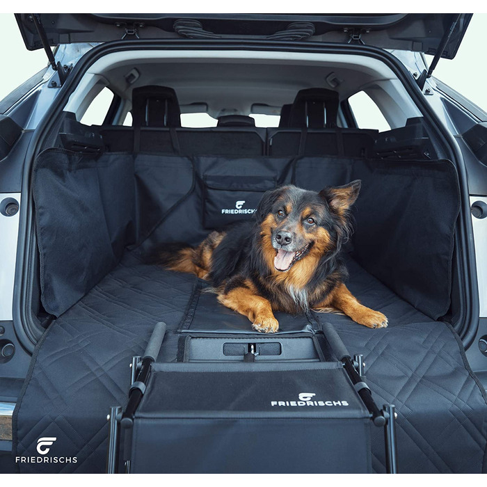 Чохол для багажника Фрідріха для собак-водостійкий і стійкий до розривів-високоякісний чохол для багажника для собак з протиковзким покриттям-ковдра для собак в багажнику автомобіля-Килимок для собак в автомобілі - з додатковим захистом краю багажника