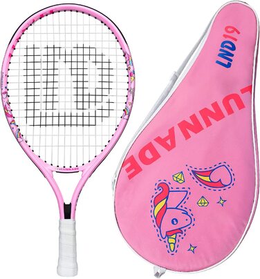 Тенісна ракетка LUNNADE Unicorn дитяча 19" рожева