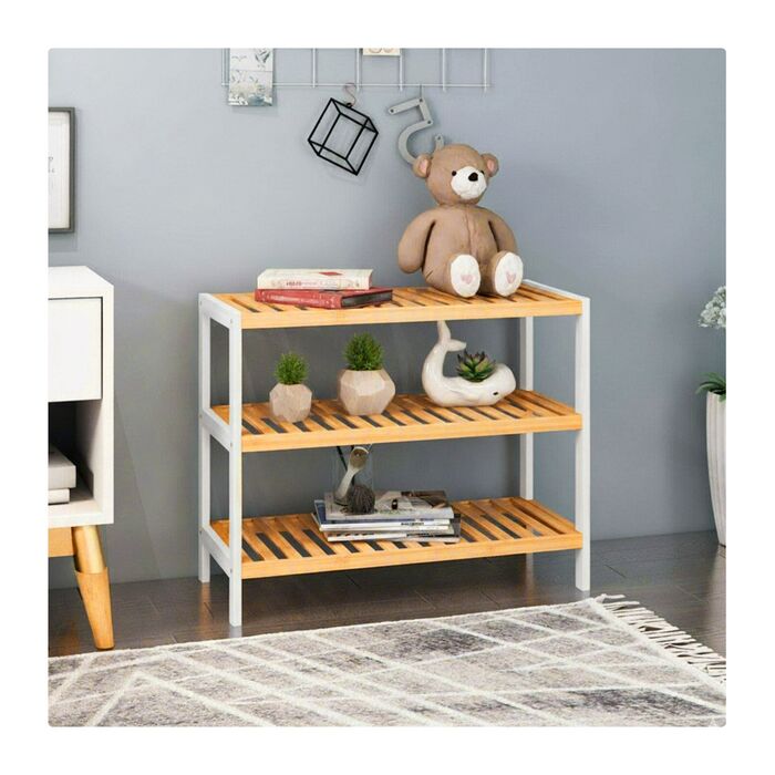 Стелаж для взуття Relaxdays з бамбука