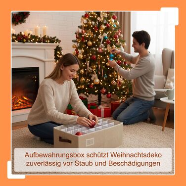 Коробка для зберігання новорічних кулі