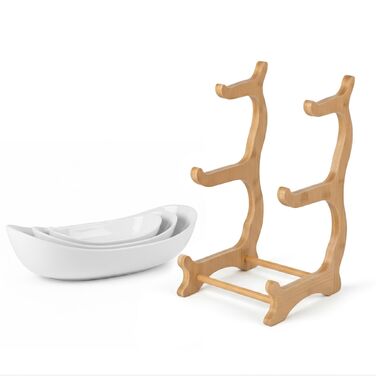 Підставка для рослин Relaxdays з бамбука, 3 яруси