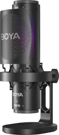 Мікрофон конденсаторний зі зміною діаграми спрямованості BOYA K9 RGB Black