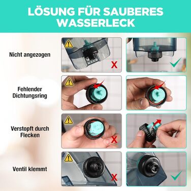 HAUSHOF StainZapper Pro: мийка для килимів та меблів, 450W, 12kPa, 1.5+0.8L, з миючим засобом та щіткою для швів. Ефективний видалення плям з килимів, диванів, меблів та авто.