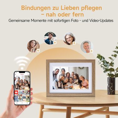 Роллеї Smart Frame WiFi 1010: Цифровий фоторубіж з Wi-Fi, 10,1