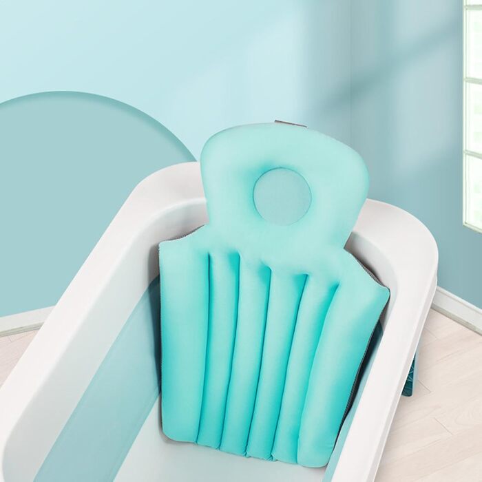 Подушка для ванни, м'яка та приємна на дотик, килимок для ванни, подушка для тіла, товста підкладка, килимок для тіла, еластична (Блакитна)