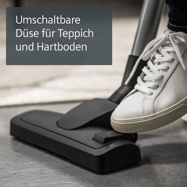 Пылесос Siemens Staubsauger synchropower VS06A212 с мешком: для паркета, коврів, плитки, з фільтром гігієни, чорний, 600 Вт