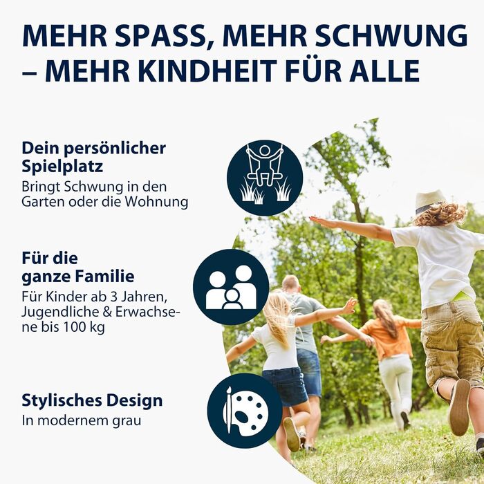 Шоукель HUDORA Nestschaukel 90 - пластикова сітка-шоукель для дітей та дорослих (діаметр 90 см)