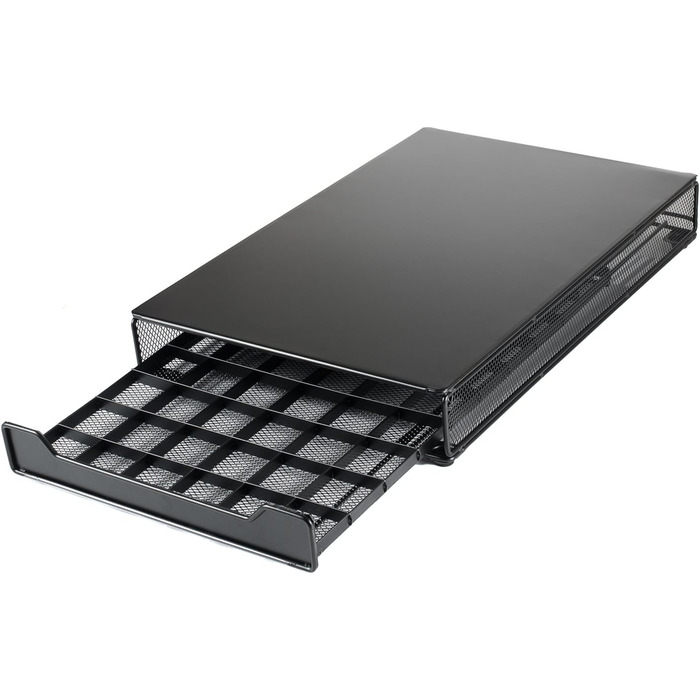 Тримач для капсул кави, ящик для зберігання Nespresso, місткість 60 шт, червоний, однотонний (Getaway Solids)