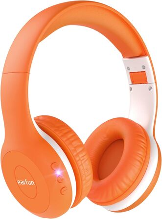 Дитячі навушники EarFun Bluetooth, 85/94 дБ, звук HiFi, 40 годин, складні, бездротові, темно-синій (помаранчевий)