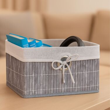 Набір кошиків для зберігання Relaxdays з бамбука