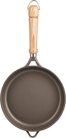 Сковорода Berndes Bonanza 24 см з індукційним дном, високим бортиком та 3-шаровим антипригарним покриттям, міцний алюмінієвий литвий корпус, чорна (сковорода, 20 см)