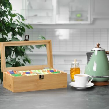 Організатор Relaxdays для чайних пакетиків на 10 відділень