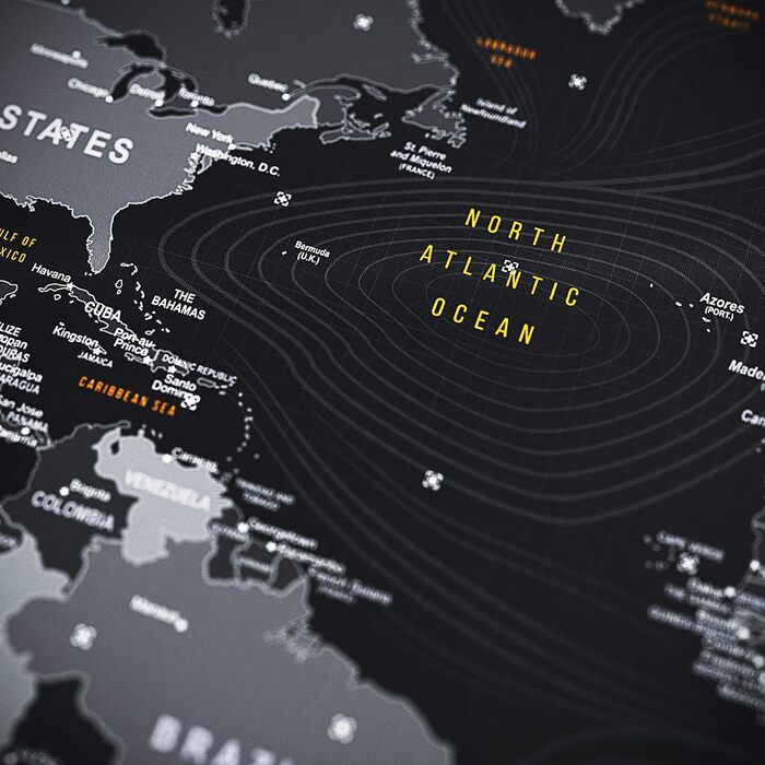 Килимок для миші Titanwolf XXL 1200x600 мм з картою світу - великий, для геймінгу, покращує точність та швидкість, сумісний з Logitech