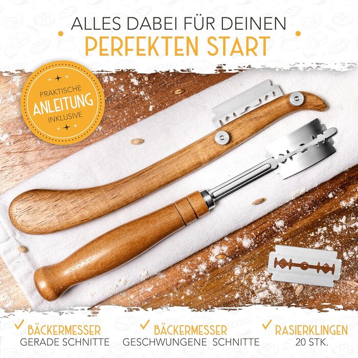 Набір для заквашування хліба Krustenzauber: 2 гнізда для бродіння, 600 мл закваски, аксесуари для випічки