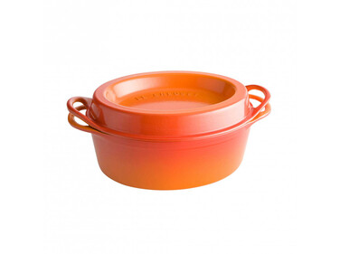 Жаровня 32 см помаранчева Le Creuset