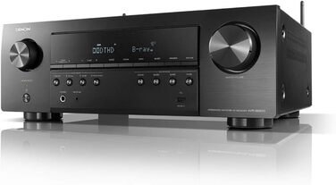 Канальний AV-ресивер Denon AVR-S650H, Alexa, 5 HDMI, Bluetooth, Wi-Fi, Dolby TrueHD, AirPlay 2, HEOS, 5.2-