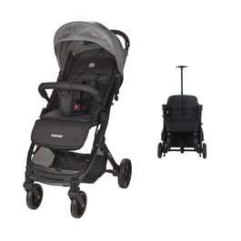 Дитячий прогулянковий візок Nania Myla компактний, до 22 кг, 0-4 роки, легкий (7.5 кг), для міста, з ручним регулюванням спинки до положення лежачи, великий кошик, з сумкою для транспортування