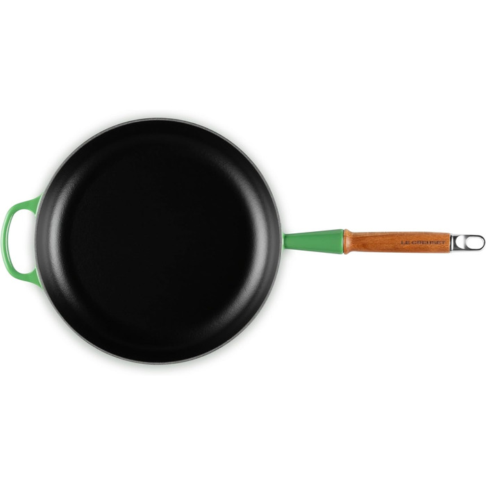 Сковорода LE CREUSET Signature з чавуну з дерев'яною ручкою, 28 см (Bamboo)