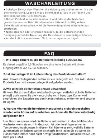 Електричні гріючі рукавички для жінок та чоловіків, USB, 3 режими нагріву, сенсорний екран, водонепроникні, чорні (XL/XXL)