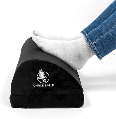 Підніжка під стіл, 43x25x18 см, чорна