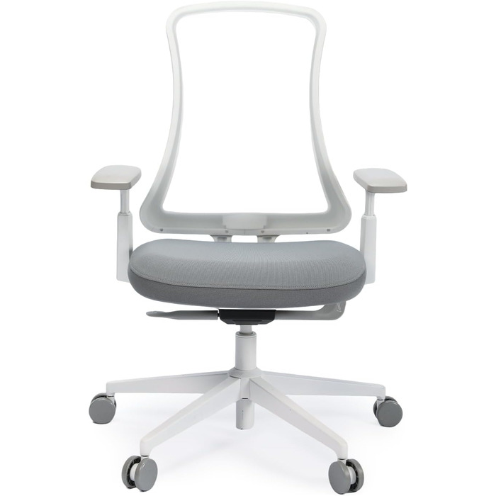 Офісний стілець ProtoArc Flexer ергономічний з регулюванням глибини сидіння, чорний. Сітчаста спинка, контурне сидіння для дому та офісу. Легкий монтаж.