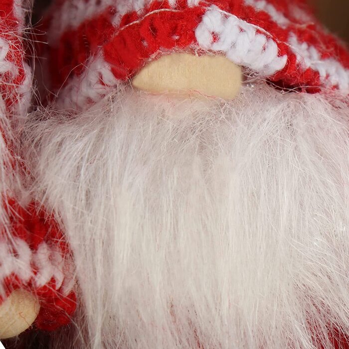 Підвіска Санта-Клауса com-four 9 шт. преміум-класу для різдвяної ялинки, чарівні підвіски у вигляді ялинкових фігурок, різдвяні прикраси (дизайн 52-кепка в клітку)