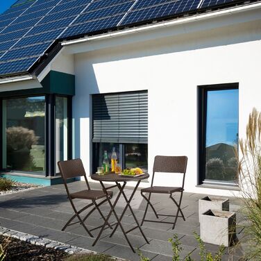 Набір садових меблів Relaxdays BASTIAN (3 шт.)