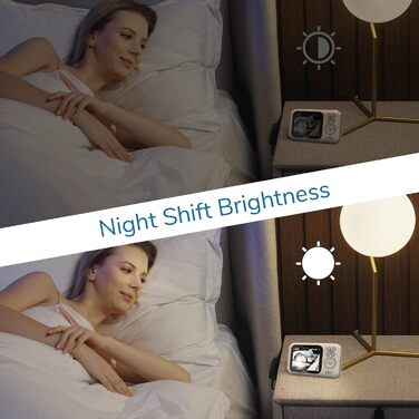 Відеоняня TakTark з камерою та монітором 3.2'', дитячий відеомонітор з зумом, функцією VOX, двостороннім зв'язком, нічним баченням та термометром