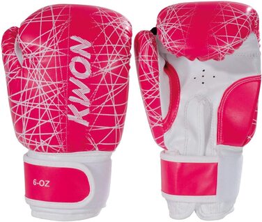 Дитячі боксерські рукавички Kwon Neon 6 унцій рожево-блакитні 6 унцій bleu