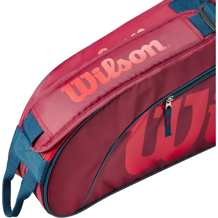Сумка для тенісних ракеток Wilson Junior 3 червона/інфрачервона