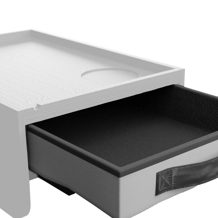 Набір з двох приліжкових столиків Relaxdays з бамбука з кріпленням