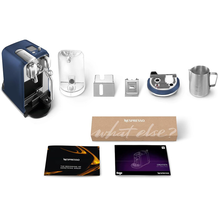 Кавомашина Nespresso Creatista Plus Sage SNE800DBL, дамсонова синя