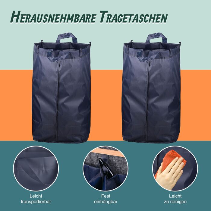 Контейнер для збору пляшок Relaxdays з двома відділеннями