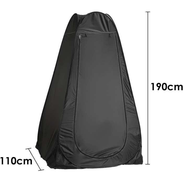 Складаний туалетний намет Trintion: портативна душова та роздягальня з UV-захистом для кемпінгу, пляжу та відпочинку на природі, з сумкою для перенесення