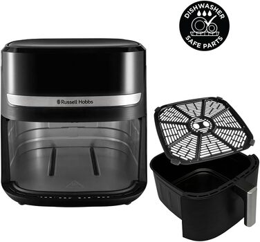 Фритюрниця Russell Hobbs SatisFry XXL 8.3л Rapid AirFryer з Rapid Air, 9 програм, сенсорний екран, гриль, піч, без олії, для піци 26см