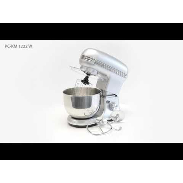 Міксер ProfiCook PC-KM 1222 W з чашею 5 л, вагами та спеціальним редуктором, 1200 Вт, 8 швидкостей, нержавіюча сталь