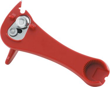 Відкривачка для консерв Kuhn Rikon 5-в-1, чорна: банки, пляшки, кришки, автоматичне захоплення краю, 18 x 9.5 x 6.3 см