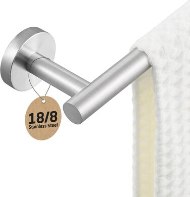 Тримач для рушників настінний, нержавіюча сталь SUS304, 70 см, щітка, KES A2000S70B-2