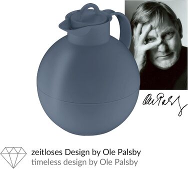 Термокава Alfi Kugel 0.94л Vintage Indigo з нержавіючої сталі, 940 мл, без BPA