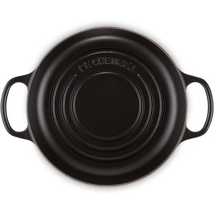 Le Creuset Signature Чавунний горщик для хліба, 24 см, чорний матовий