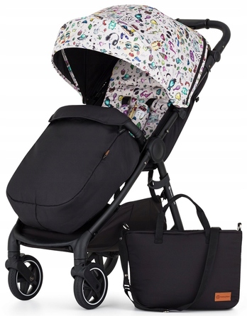 Дитячий прогулянковий візок Petite&Mars Royal 3 BLACK Limited Tattoo