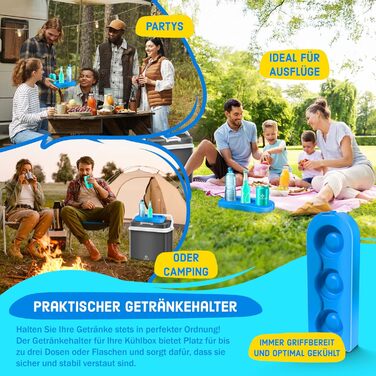 Автомобільний термобокс KESSER 24л: Електричний холодильник/грілка 12/230V для авто, човна, кемпінгу. Режими ECO та MAX, колір антрацит