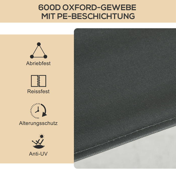 2 розкладні пляжні стільці для кемпінгу, сталевий каркас, імітація дерева, темно-сірий