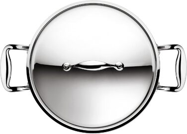 Каструля Lagostina Accademia Lagofusion з кришкою, нержавіюча сталь, 26 см