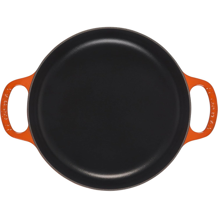 Сковорода Le Creuset Signature з чавуну, 27.9 см, колір 'Flame 11'