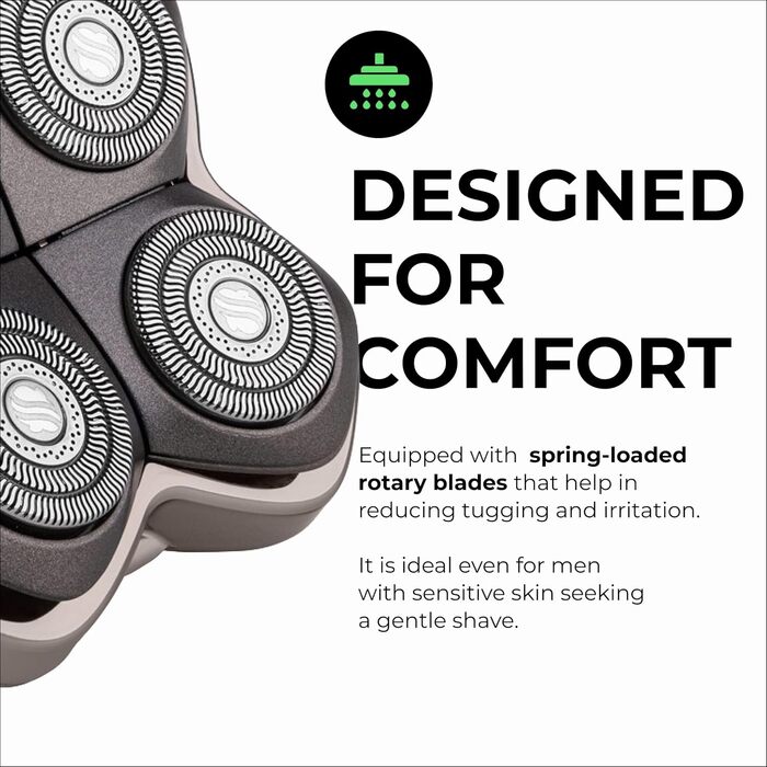 Змінні леза для бритви Skull Shaver Baron PRO (4 шт.) для моделей Pitbull, Palm та Butterfly Kiss