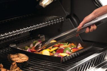 Набір інструментів для гриля Napoleon 70033 - PRO з нержавіючої сталі (2 шт.) - Преміум якість, з ручками, з затискачем та шпателем